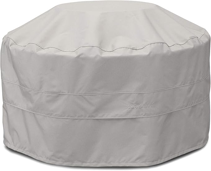 POLYWOOD® Round 48" Fire Pit Table in Black