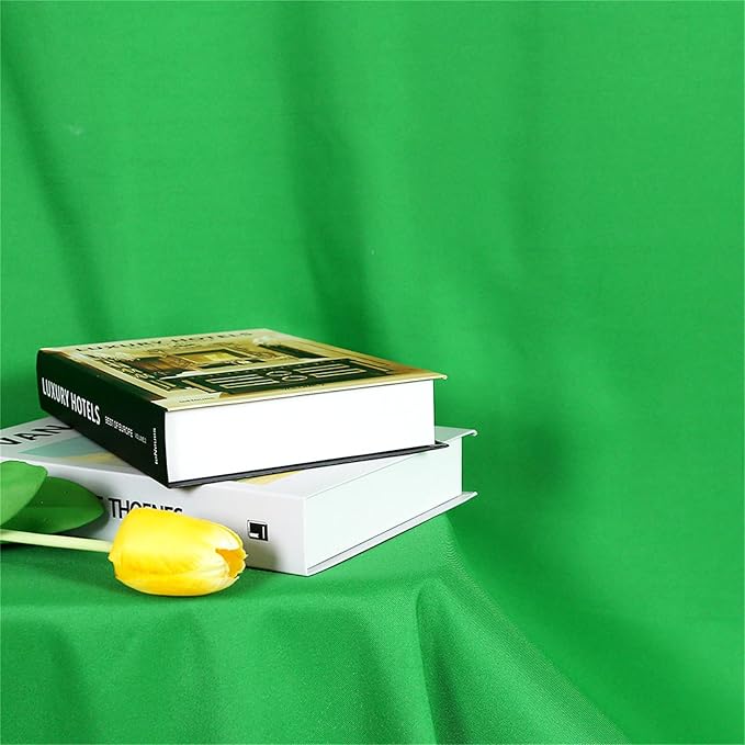 TRLYC Green Background Backdrop - 6x9 FT Backdrops Background for Photography Screen Photo Booth for Photoshoot Screen for Photo Backdrop Video Photography Studio