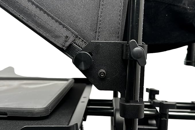 Glide Gear TMP 1000 Teleprompter – All Camera & Smartphones, Tablets – 17" Glass, Tray, Hard Case, No Assembly