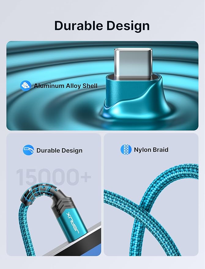 USB Type C to 3.5mm Female Headphone Jack Adapter, JSAUX USB C to Aux Audio Dongle Cable Cord Compatible with iPhone 16 Pro Max/15 Pro/15 Plus, Samsung Galaxy S23/S22/S21 Ultra, iPad Pro, Pixel -Green
