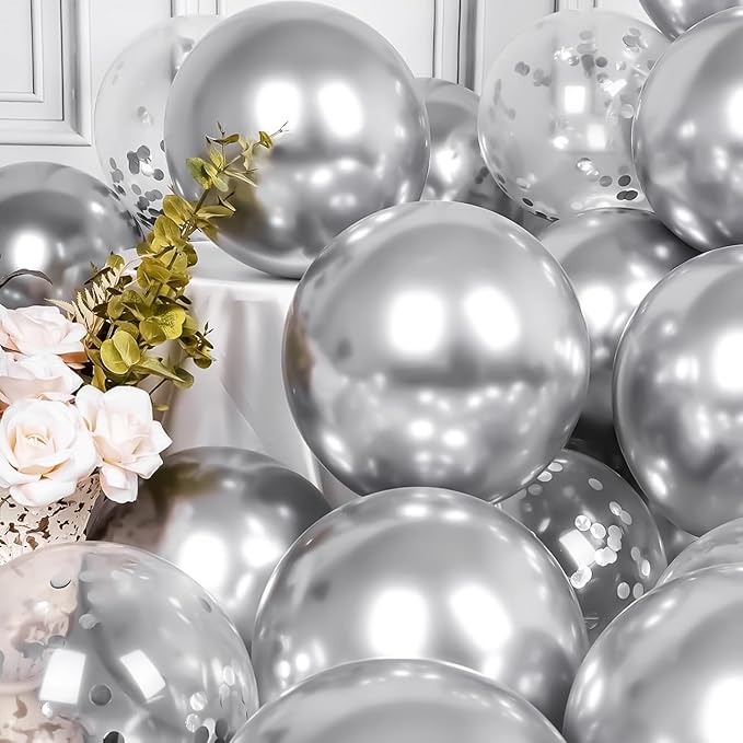 Bachelorette Party Decorations Kit Bridal Shower Balloons Arch Kit Silver Foil Fringe Backdrop Curtains for Retro Boogie Disco Bachelorette Party Decorations (Silver)