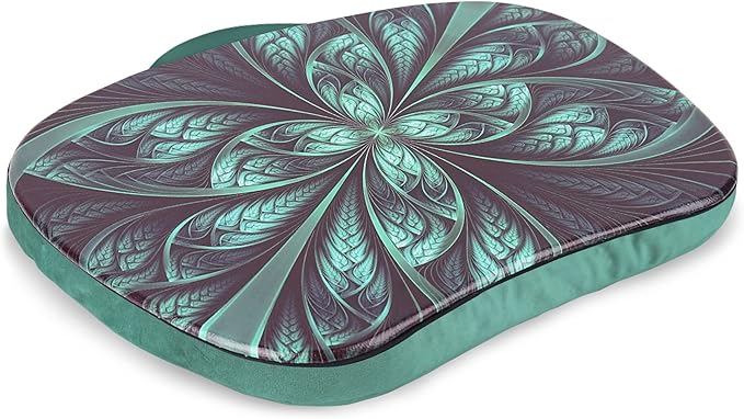Jasenna Lap Laptop Desk - Portable Laptop Accessory with Pillow Cushion, Fits up to 15.6 inch Laptop, Media Slot, Micro-bead Cushion
