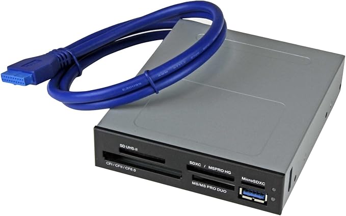 StarTech.com USB 3.0 Internal Multi-Card Reader with UHS-II Support - SecureDigital/Micro SD/Memory Stick/Compact Flash Memory Card Reader , TAA (35FCREADBU3)