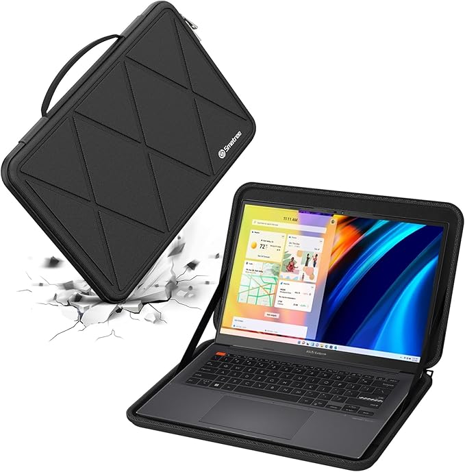 Smatree Hard EVA Protective Sleeve Case Compatible for 14 inch ASUS Expertbook B9 B9450, for 14 inch ASUS Chromebook Flip C434 Laptop Notebook Bag (X8027T)