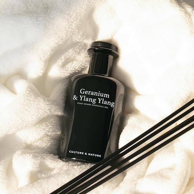 CULTURE & NATURE Pure Grade Essential Oil Diffuser (Geranium & Ylang Ylang)
