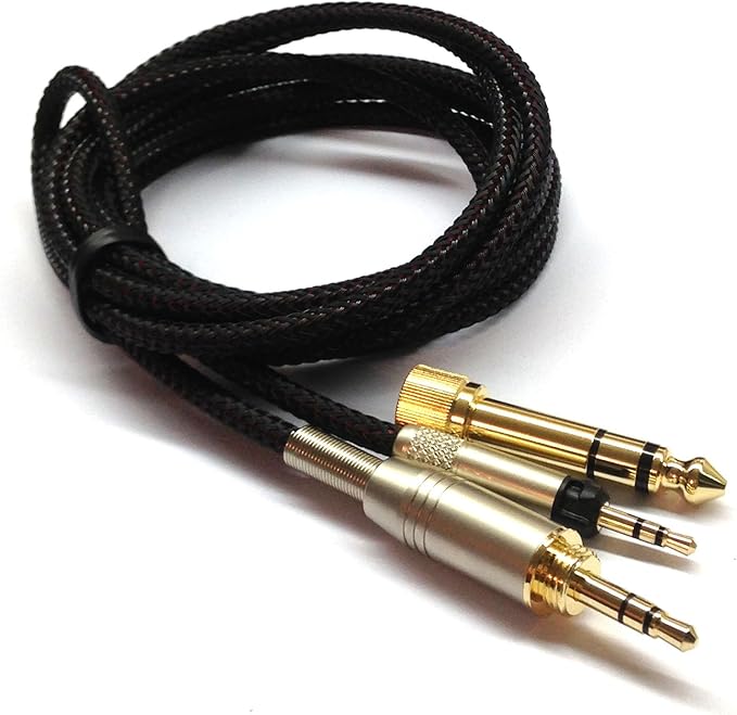 NewFantasia Replacement Audio Upgrade Cable Compatible with Sennheiser HD598, HD598Cs, HD560s, HD598SE, HD620S, HD400PRO, HD599, HD569, HD579, HD505 Headphones 1.2m/4feet