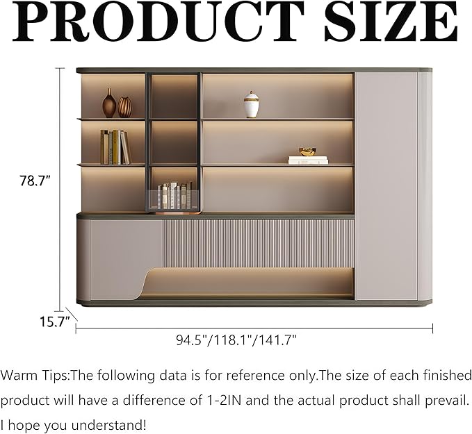 Modern L Shaped Desk, 141.7 inch Large Desk with Storage, Executive Desks for Home Office No Installation Required with Drawers and Lockable, Without Desk or Computer Chair (Filing Cabinet)