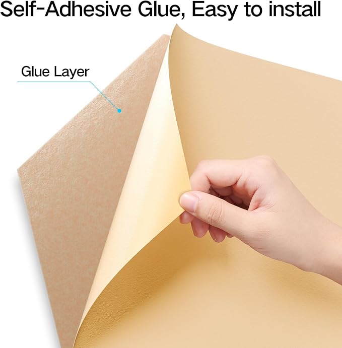 12 Pack Self-Adhesive Acoustic Panels 12" X 10" X 0.4" - Sound Proof Foam Panels with High Density, Y-Lined Design, Flame Resistant, Absorb Noise and Eliminate Echoes(Light Apricot)