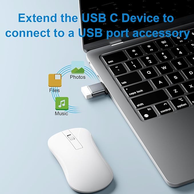 Type C to USB Adapter 6 Pack,USBC to USB Adapter,USBC Male USBA Female Adaptor,USB C Converter for iPhone 17 16 15,MacBook Pro Air,iPad,Samsung Galaxy,Grey