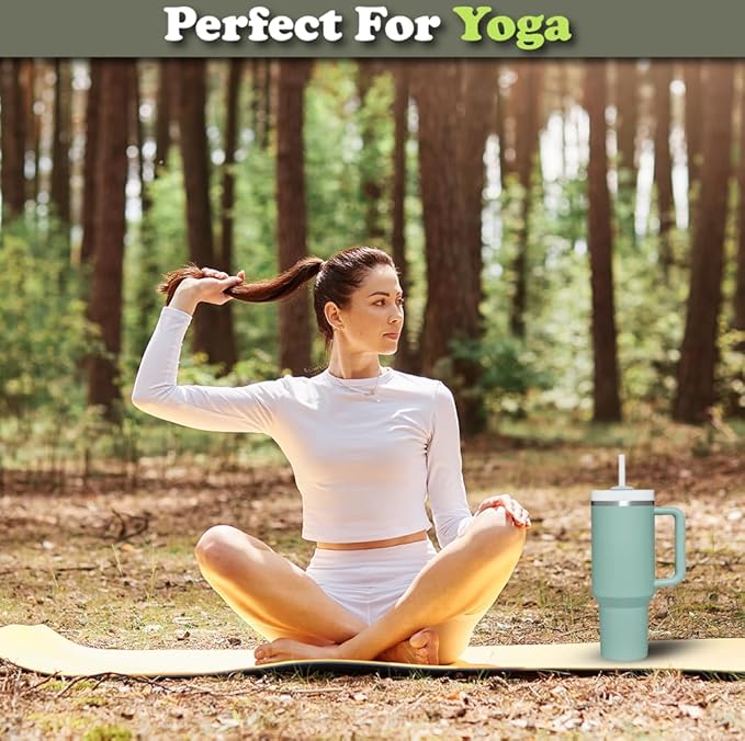 H&F Clicks Insulated Tumbler, Stainless Steel Tumbler with Leakproof Lid for Water, Coffee or Iced Tea. Cup Holder Compatible for Travel, BPA-Free Water Bottle, Vacuum Insulated Tumbler.
