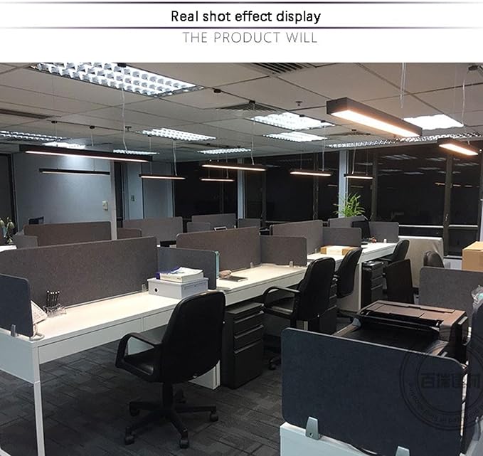 Acoustic Freestanding Desk Divider Privacy Panel Felt Screen Partition for Noise Reduction in Classroom or Office Soundproof Room Table