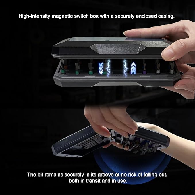Nizekopen 42 - in - 1 Magnetic Screwdriver Set: DIY Ratchet with Detachable Handle. Multi - bit Drive. Compact, Portable Tool Kit for Computer, Bicycle, Furniture Repair