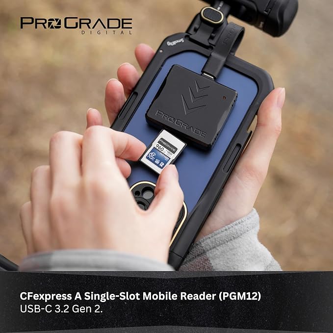 ProGrade Digital CFexpress Type A Single-Slot Mobile Card Reader USB-C 3.2 Gen 2 (PGM12)