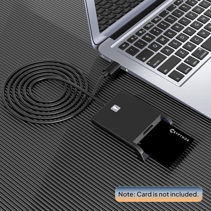 Contact Smart Card CAC Reader USB C & A, DOD Military USB Common Access CAC Reader Military, Compatible with Windows, Mac OS, Linux, CCID ISO7816, Rohs, CE Certified