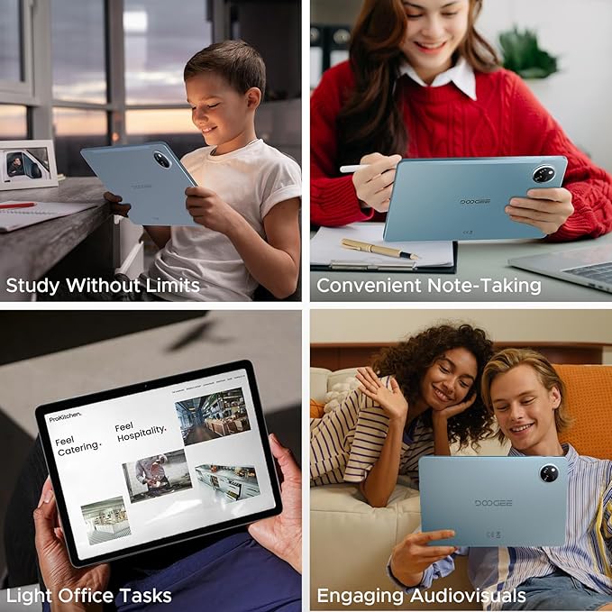 DOOGEE Tab A9 Pro+(2025) 11 inch Tablet with Keyboard,Android 15 Tablet with 90Hz Display,30GB+128GB/TF 2TB Octa-Core Gaming Tablets,8580mAh,1080P,BT 5.0+5G WiFi Tablets,13MP+5MP,Face ID/OTG