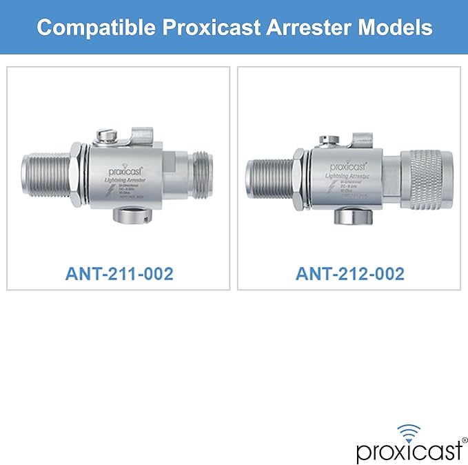 Proxicast Replacement 230V Gas Discharge Tubes (4 Pack) for 0-6 GHz Coaxial Lightning Arresters (ANT-210-GDT-4PK)