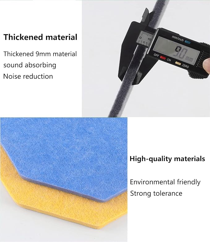 Felt-Covered Panels, soundproof Desk dividers, Removable Acoustic Desk partitions with Two Clips, Suitable for Installation as Privacy Screens in Offices, Studies, classrooms and Libraries. H 40x50cm