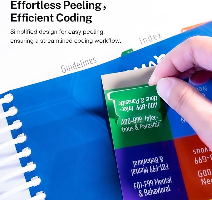 Index Tabs for ICD-10-CM 2025 The Complete Official Codebook - Navigate with Precision in Your Code Book