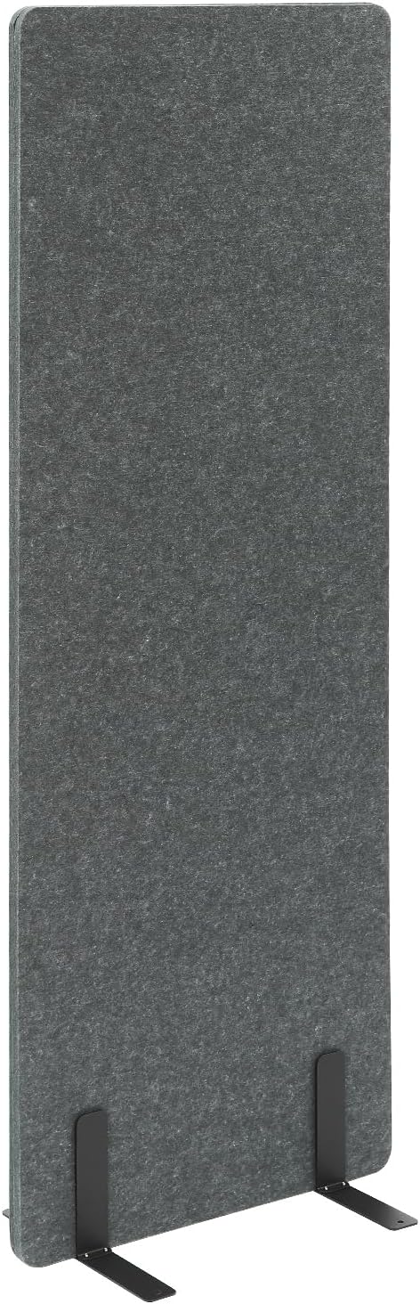 24 x 66 inch Privacy Panel, Soundproof Room Divider W/Wheels, Freestanding Noise Reducing Acoustic Room Wall Divider for Office Sound Proofing & Reducin