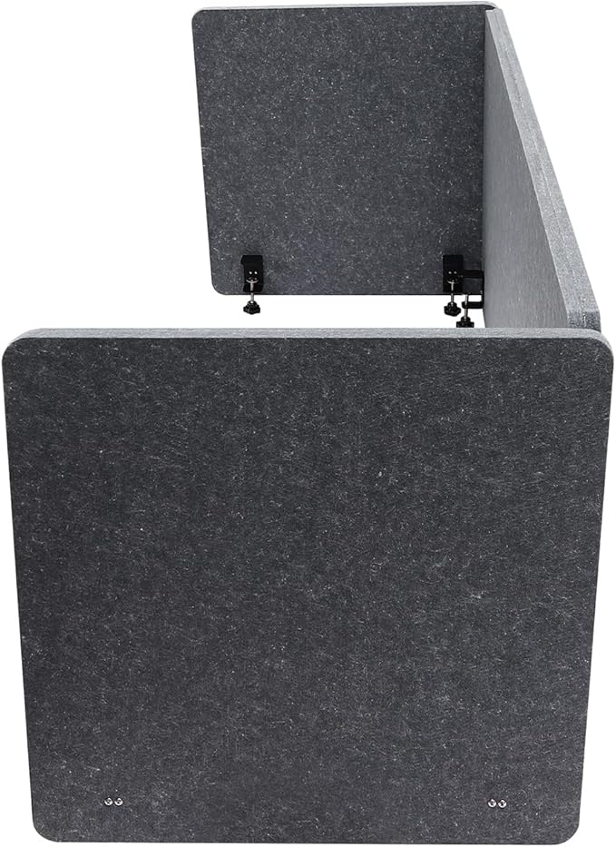 Acoustic Desk Divider, 1-59 x 23.8Inch + 2-23.8Inch x 23.8Inch Side Boards, Noise Reducing Desk Privacy Panel for Office Table Sound Proof Dividers Office Furniture Partitions