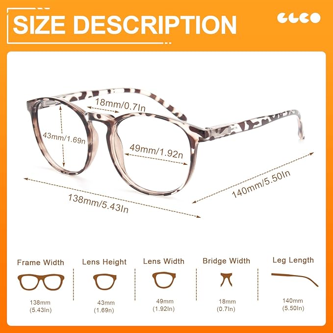 IBOANN Blue Light Glasses for Woman/Men, Fashion Blue Light Glasses Men, Fake Glasses Help Reduce Screen Fatigue