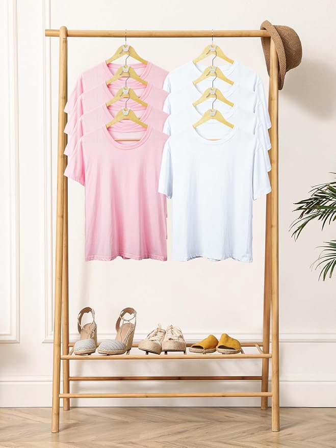 Smartor Hanger Hooks 30 Pack, Closet Storage and Organization as Hangers Space Saving, Hanger Add on Hook as Closet Organizer, Stacking Hangers, Cascading Space Saver White