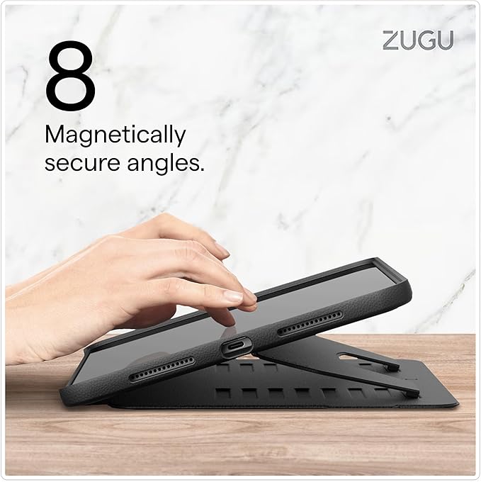 ZUGU CASE for 10.2 Inch iPad 7th / 8th / 9th Generation Case (2021/2020/2019), Protective, Thin, Sleek Design, Magnetic Stand, Sleep/Wake Cover, Magnetic Cover, Pine
