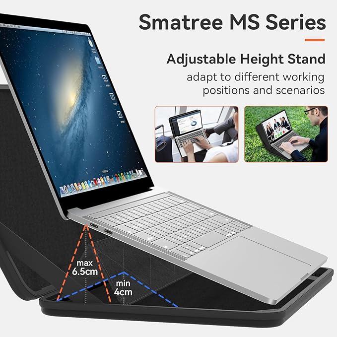 Smatree MS89T Hard EVA Protective Sleeve with Stand Compatible for 15.6 inch Acer ConceptD 7, for 15.6 inch Acer ConceptD 7 Pro Waterproof Sleeve