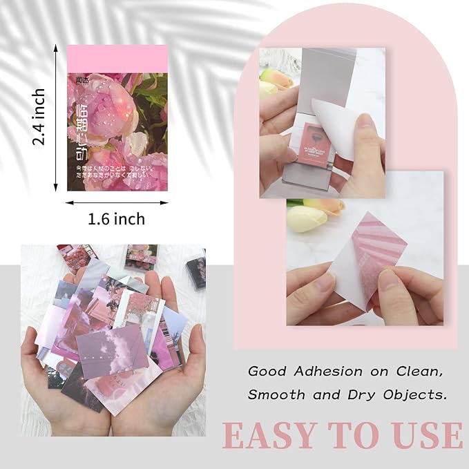 450 Pieces Washi Sticker Set, 9 Set Scrapbooking Diary Planner Album Diary Notebook, Scrapbooking Sticker Journaling Supplies for DIY Arts and Crafts Card Making Laptop Decoration