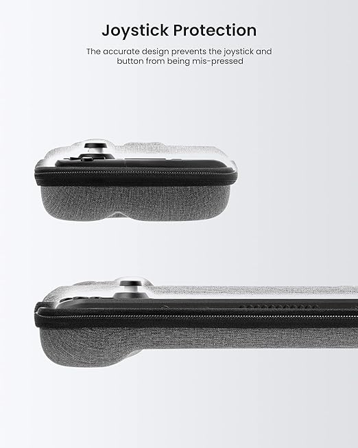 tomtoc Carrying Case Compatible with Steam Deck/OLED, Protective case, Hard Portable Travel Carrying bag for Steam Deck Console & Accessories, Shockproof, Travel friendly, Gray