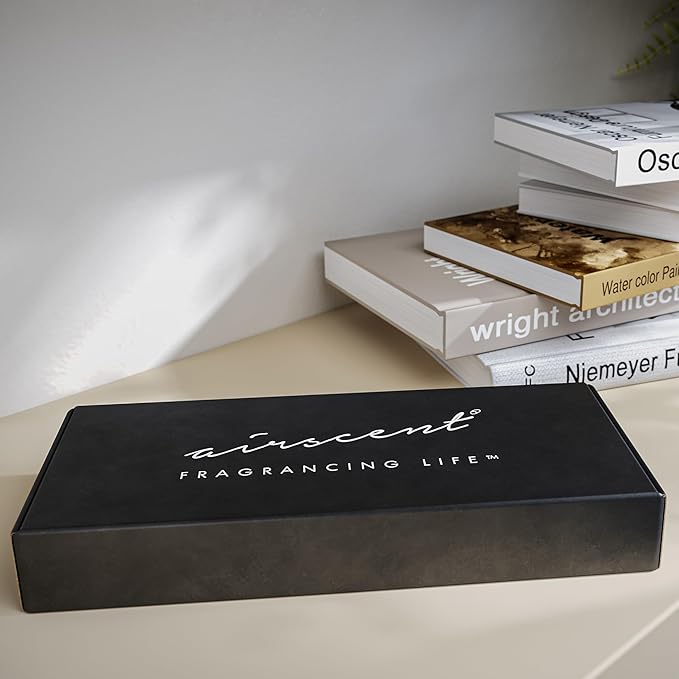 AirScent Hotel Diffuser Oil Gift Set Featuring Hotel Spa Scents - 10 mL, 0.34 fl oz Fragrance Oil Gift Set - Inspired by Acqualina, Four Seasons, My Way, The White Tea Hotel and Others