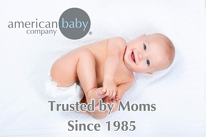 American Baby Company 100% Cotton Thermal Waffle Swaddle Blanket Combo (30" x 40"), Soft, Breathable & Stretchy, Gray Star, Gray, and White, for Boys and Girls, Perfect for Swaddling and Travel