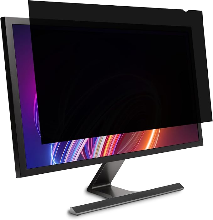 Kensington 27 inch Computer Privacy Screen for Desktop, 16:9 Widescreen Monitor, FP270W9 Anti-Glare Blue Ray Reduction Computer Privacy Filter, Matte and Glossy Viewing Options, K55414WW
