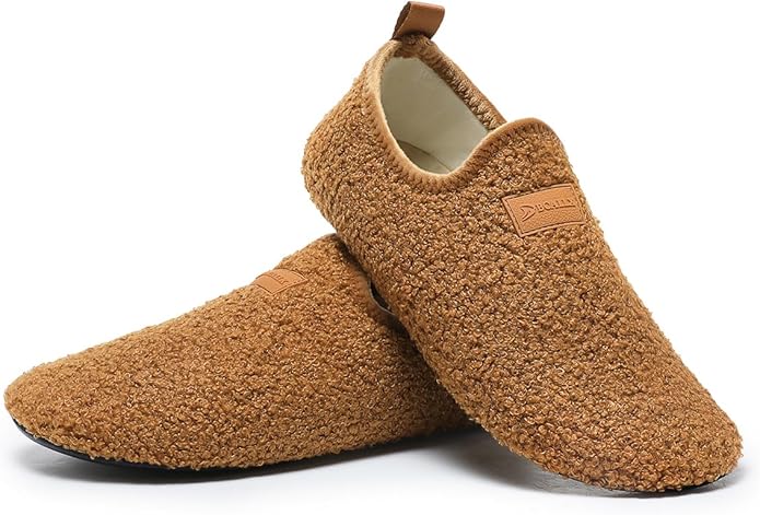 SLEVEL Lightweight Non Slip Travel Indoor Grip House Slipper Socks Unisex Adult Around The House Floor Home Shoes for Women Men