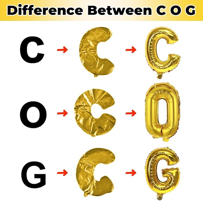 Custom Letters Balloon Gold, Large Helium Alphabet Name Balloon D Decor, 40 Inch Self Inflating Mylar Letter Foil Word Customize Balloons for Girls Women Birthday Anniversary Party Decoration Supplies