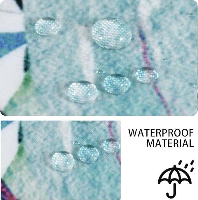 Eucalyptus Shower Curtain, Watercolor Sage Green Leaf Plant Floral Spring Nature Waterproof Machine Washable with Hooks for Bathroom Bathtub 72x72