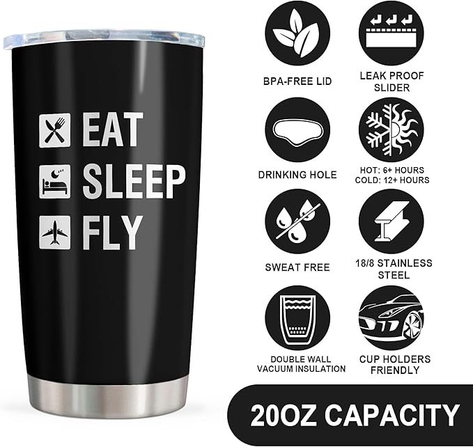 Pilot Gifts, Aviation Gifts, Best Pilot/Airplane/Aviation Gift for Men/Women, Aviation Gift for Pilots, Aviation Lover Thing, Pilots Present Aviation Men Tumbler 20oz