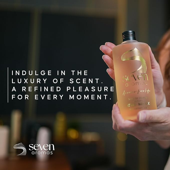 SevenAromas Hotel Scent Diffuser Oil, Luxury Hotel-Inspired Essential Oil for Aromatherapy & HVAC Diffusers – Premium Dropper Bottle - 145 ml 5 FL oz (White Tea)
