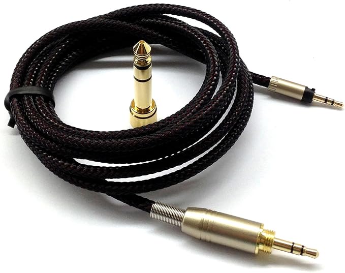 NewFantasia Replacement Audio Upgrade Cable Compatible with Sennheiser Momentum, Momentum 2.0, HD1 Over-Ear On-Ear Headphones 1.5meters/4.9feet