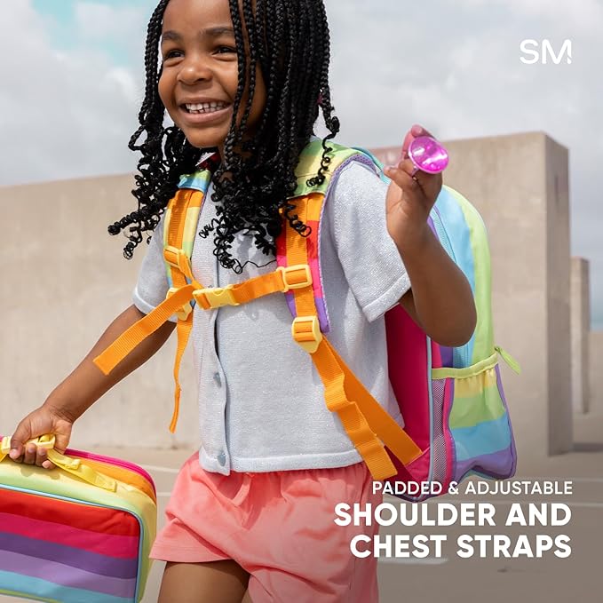 Simple Modern Medium Toddler Backpack for School Girls and Boys | Kindergarten Elementary Kids Backpack | Fletcher Collection | Kids - 15" tall | Confetti