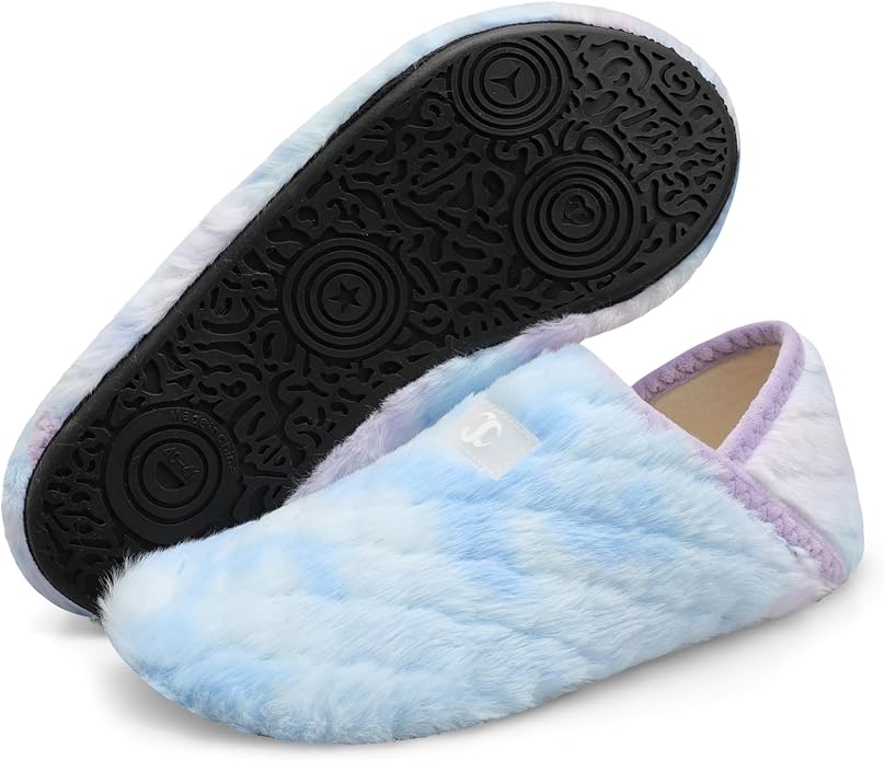 Scurtain Unisex Adults Rubber Sole Slippers