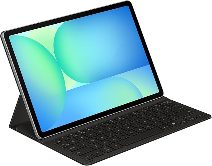 SAMSUNG Galaxy Tab S10 FE 256GB WiFi Android Tablet + Book Cover Keyboard Slim, Large Display, Long Battery Life, Powerful Processor, S Pen, US Version, 2025, 2 Yr Manufacturer Warranty, Gray