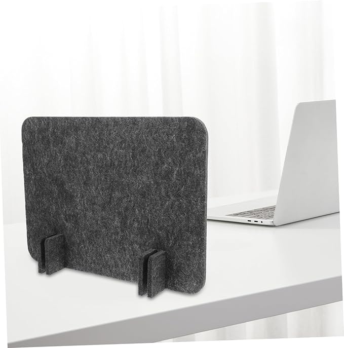Uonlytech Felt Desktop Privacy Partition Panel Soundproof Desk Divider for Office and Classroom 30 x 18 Table Shield Easy Installation for Students and Teachers