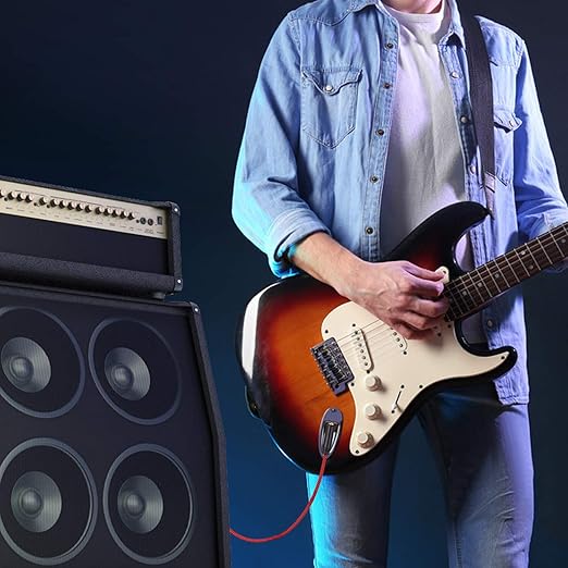 6.35 Male to Female 3.5 Headphones Adapter 3Ft,TRS 1/4 to 3.5mm Stereo Cord 6.35mm 1/4 Male to 3.5mm 1/8 Female for Amplifiers, Guitar Amp, Piano, Home Theater Devices, or Mixing Console(3Ft/1M)