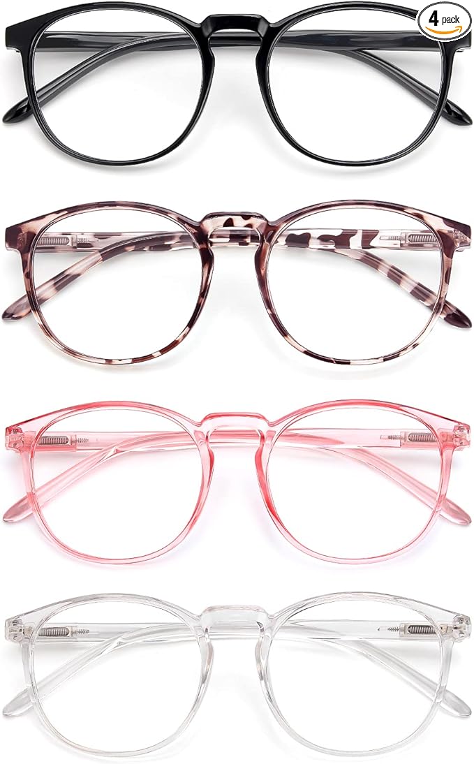 IBOANN Blue Light Glasses for Woman/Men, Fashion Blue Light Glasses Men, Fake Glasses Help Reduce Screen Fatigue