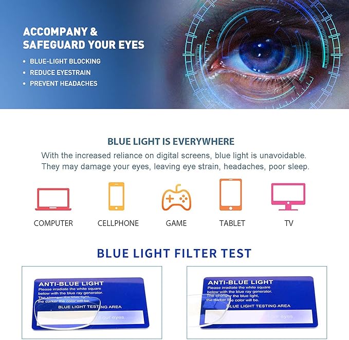Henotin 3 Pack Blue Light Blocking Reading Glasses,Spring Hinge Computer Readers for Men Women,Anti UV Ray Filter Eyeglasses (3 Pairs Black, 3.00)