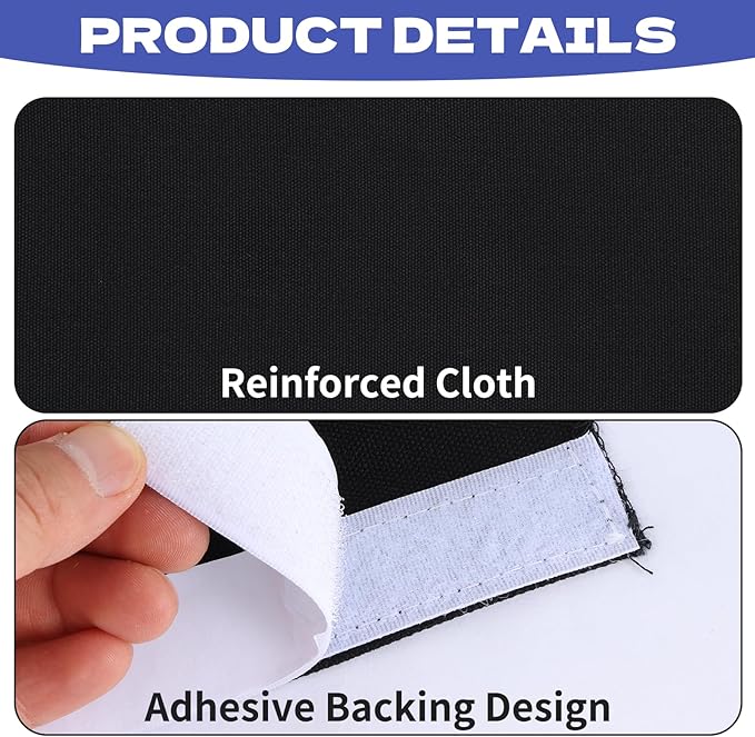Under Desk Privacy Panel 47"x15.7" Self-Adhesive Privacy Panel Office Desk Modesty Screen for Home Office and Standing Workstations, Black(1-Pack)