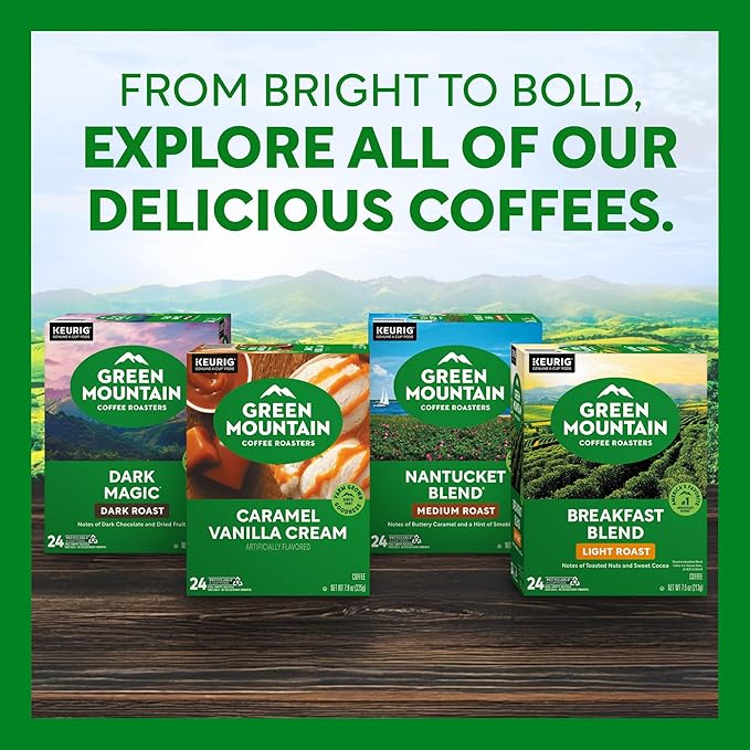 Green Mountain Coffee Roasters French Vanilla Coffee, Keurig Single-Serve K-Cup pods, Light Roast, 32 Count