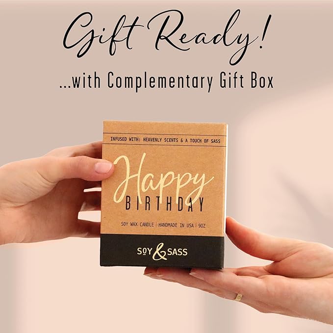 51st Birthday Gifts for Women - 'Limited Edition 1974' Soy Candle, w/Champagne on Ice I 51 Birthday Gifts for Women I 51st Gift for Her Ideas I 9oz Reusable Jar, 50Hr Burn, Made in USA