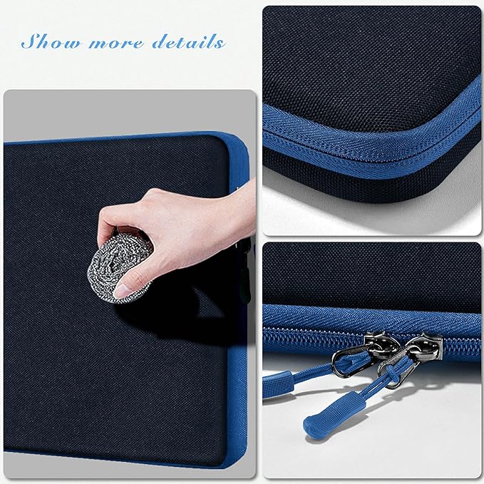 Hseok Laptop Case 13 Inch Sleeve Compatible with MacBook Air 13 M3 A3113 M2 A2681 M1 A2337 A2179 A1932/Pro 13 M2 M1 A2338 A2251 A2289 A2159 A1989 A1706 A1708, Classic Carry on Case,B02K03